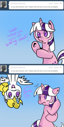 Size: 633x1249 | Tagged: safe, artist:lustrous-dreams, surprise, twilight, g1, ask, ask original twilight, tumblr