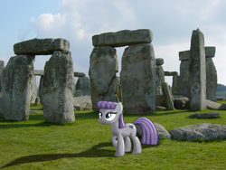 Size: 1280x960 | Tagged: artist needed, safe, maud pie, irl, photo, ponies in real life, solo, stonehenge, wrong cutie mark