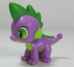 Size: 661x600 | Tagged: safe, spike, all fours, gift set, irl, photo, quadrupedal spike, solo, toy