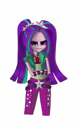 Size: 2883x4500 | Tagged: safe, artist:yogisp, aria blaze, equestria girls, rainbow rocks, evil eyes, evil grin, solo