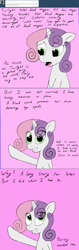 Size: 1280x4030 | Tagged: safe, artist:xenithion, sweetie belle, ask, blood mage sweetie belle, tumblr