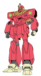 Size: 567x1036 | Tagged: safe, artist:combatkaiser, edit, big macintosh, earth pony, pony, crossover, g-saviour, gundam, male, mobile suit, recolor, request, rgm-196 freedom, simple background, stallion, transparent background