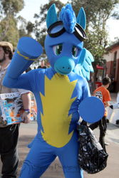 Size: 1728x2592 | Tagged: safe, soarin', human, cosplay, fursuit, irl, irl human, love handles, photo