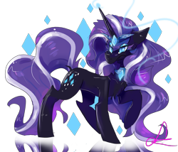 Size: 3500x3000 | Tagged: safe, artist:rayadra, nightmare rarity, simple background, solo, transparent background