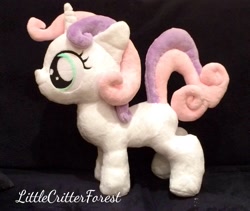 Size: 1672x1408 | Tagged: safe, artist:littlecritterforest, sweetie belle, irl, photo, plushie, solo