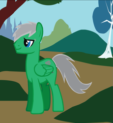 Size: 767x835 | Tagged: safe, artist:windwhirl, oc, oc only, oc:whirlwind, pegasus, pony, digital art, solo