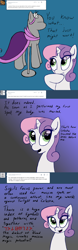 Size: 1280x4120 | Tagged: safe, artist:xenithion, sweetie belle, ask, blood mage sweetie belle, solo, tumblr