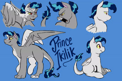 Size: 3000x2000 | Tagged: safe, artist:jointsupermodel, oc, oc only, oc:prince ikilik, hybrid, interspecies offspring, offspring, parent:discord, parent:princess celestia, parents:dislestia, simple background, story included