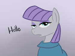 Size: 800x600 | Tagged: safe, artist:mod-named-carot, maud pie, maudpie-answers, solo, tumblr