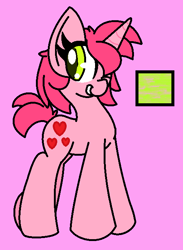 Size: 489x668 | Tagged: safe, artist:xstormfire5159x, amy rose, ponified, solo, sonic the hedgehog (series)