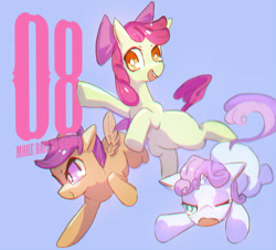 Size: 800x723 | Tagged: safe, artist:tc, apple bloom, scootaloo, sweetie belle, season 5, countdown, cutie mark crusaders