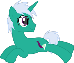 Size: 7549x6400 | Tagged: safe, artist:parclytaxel, oc, oc only, oc:bellfeather, pony, unicorn, .svg available, absurd resolution, glasses, male, ponified, prone, simple background, solo, spectacles, stallion, transparent background, vector