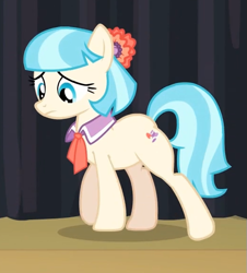 Size: 523x579 | Tagged: safe, screencap, coco pommel, rarity takes manehattan, sad, solo