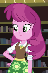 Size: 432x658 | Tagged: safe, derpibooru import, screencap, cheerilee, equestria girls, solo