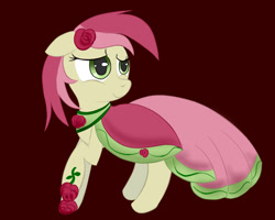 Size: 700x560 | Tagged: safe, artist:infernaldalek, roseluck, clothes, dress, solo