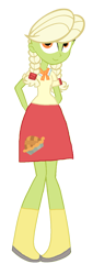 Size: 475x1397 | Tagged: dead source, safe, artist:official-lunaflaire, granny smith, equestria girls, female, simple background, solo, transparent background, vector, young granny smith, younger