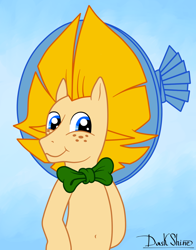 Size: 900x1150 | Tagged: safe, artist:daskshine, dunno, neznayka, ponified, russian animation, smiling, solo, sombrero