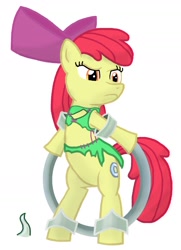 Size: 1024x1418 | Tagged: safe, apple bloom, pony, bipedal, crossover, solo, soul calibur, tira