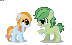 Size: 1123x711 | Tagged: safe, artist:asika-aida, oc, oc:apple breeze, earth pony, pegasus, pony, apple bud, colt, female, filly, foal, male, simple background, transparent background, vector