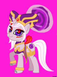 Size: 774x1032 | Tagged: safe, cia (zelda), hyrule warriors, ponified, solo, the legend of zelda