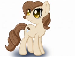 Size: 512x387 | Tagged: safe, artist:milestailsprower99, oc, oc only, oc:tiramisu, earth pony, pony, solo