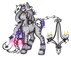 Size: 3747x3003 | Tagged: safe, artist:calavera-garbancera, oc, oc only, original species, augmented tail, solo