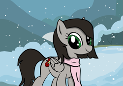 Size: 915x639 | Tagged: safe, artist:rainb0wdashie, oc, oc only, clothes, cute, scarf, sketch, winter