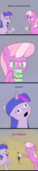 Size: 700x3143 | Tagged: safe, artist:liracrown, cheerilee, twilight sparkle, coffee, comic, mug, simple background, spill