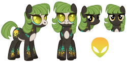 Size: 1481x748 | Tagged: safe, artist:sutexii, oc, oc only, oc:quasar pulse, pony, female, freckles, mare, reference sheet, simple background, solo, tattoo, transparent background