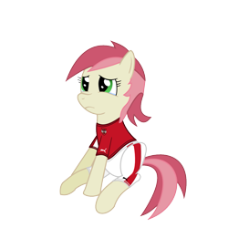 Size: 1111x1111 | Tagged: safe, artist:isegrim87, roseluck, austria, clothes, football, jersey, simple background, sitting, solo, transparent background, vector