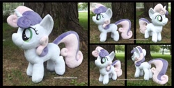 Size: 3450x1754 | Tagged: safe, artist:peruserofpieces, sweetie belle, irl, photo, plushie, solo