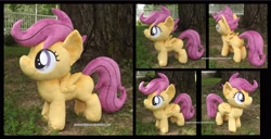 Size: 3420x1754 | Tagged: safe, artist:peruserofpieces, scootaloo, irl, photo, plushie, solo