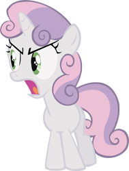 Size: 2922x3860 | Tagged: safe, artist:draikjack, sweetie belle, simple background, solo, transparent background, vector