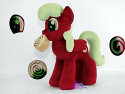 Size: 1024x768 | Tagged: safe, artist:kiashone, cinnamon swirl, glow in the dark, irl, magnet, photo, plushie