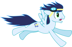 Size: 4000x2652 | Tagged: safe, artist:landmark520, soarin', simple background, solo, transparent background, vector