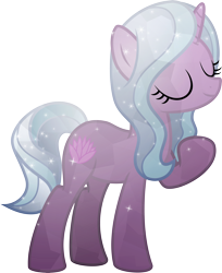 Size: 5000x6139 | Tagged: safe, artist:meteor-spark, oc, oc only, oc:crystal nightshade, .svg available, absurd resolution, crystallized, simple background, solo, transparent background, vector