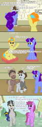 Size: 800x2415 | Tagged: safe, artist:thejakevale, berry punch, berryshine, oc, oc:aether, oc:clockwork gear, oc:corona, oc:kori, oc:pewter, comic:clockworkfamily, comic, pixel art