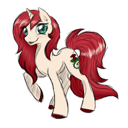 Size: 3000x3000 | Tagged: safe, artist:aimarose, oc, oc only, oc:aima rose, earth pony, pony, solo