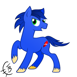 Size: 889x889 | Tagged: safe, artist:thetidbit, pony, ponified, simple background, solo, sonic the hedgehog, sonic the hedgehog (series), transparent background, vector