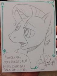 Size: 768x1024 | Tagged: safe, artist:andypriceart, derpibooru import, gaffer, solo, traditional art