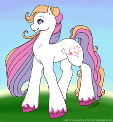 Size: 553x597 | Tagged: safe, artist:silvermoonbreeze, light heart, g2, lightheart, solo, unshorn fetlocks