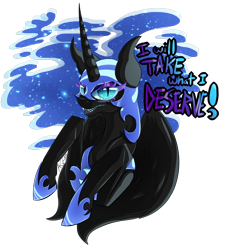 Size: 1800x2000 | Tagged: safe, artist:agentesinrebus, nightmare moon, simple background, solo, transparent background