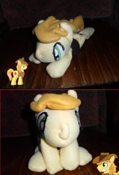 Size: 1024x1504 | Tagged: safe, artist:crackle486, braeburn, irl, photo, plushie