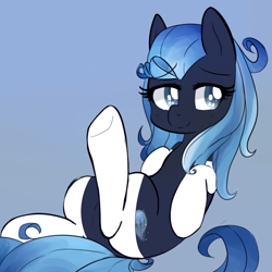 Size: 950x950 | Tagged: safe, artist:pegacornss, oc, oc only, oc:stellar drift, clothes, socks, solo