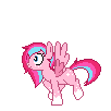 Size: 102x102 | Tagged: safe, oc, oc only, oc:sugar spot, pegasus, pony, animated, commission, galloping, solo