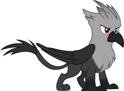 Size: 2986x2198 | Tagged: safe, artist:outlawedtofu, oc, oc only, oc:razorbeak, griffon, fallout equestria, fallout equestria: outlaw, simple background, solo, transparent background, vector