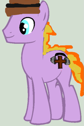 Size: 395x593 | Tagged: safe, artist:thatlittlecreepypony, oc, oc only, oc:clarance, solo