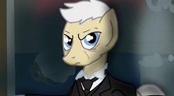 Size: 1024x568 | Tagged: safe, artist:biosonic100, doctor whooves, deep breath, doctor who, solo, twelfth doctor