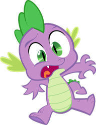 Size: 1024x1341 | Tagged: safe, artist:nosehairs, spike, dragon, simple background, solo, transparent background, vector