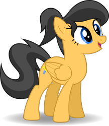 Size: 5310x6126 | Tagged: safe, artist:zekrom-9, oc, oc only, oc:stacy stagelight, pegasus, pony, absurd resolution, female, mare, simple background, solo, transparent background, vector